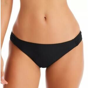 BAR III Women's Black Hipster Bikini Bottoms Size L